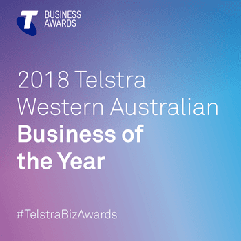 telstra business awards logo state winner 2018