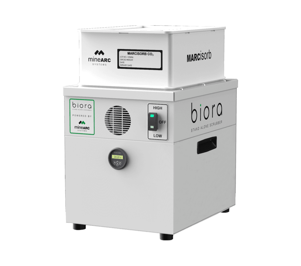 Biora AirGEN Stand Alone Scrubber Render Etched
